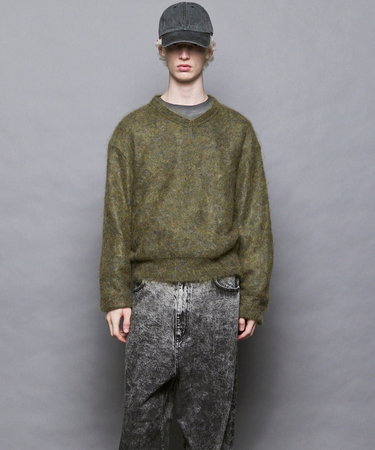 KID MOHAIR V-Neck Knit