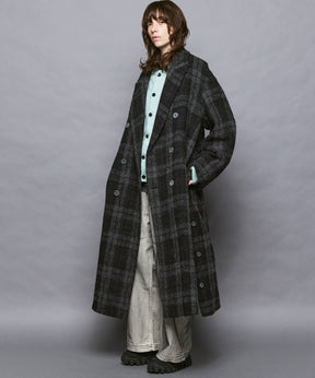 [25AW PRE-ORDER] Rug Pattern Mall Yarn Jacquard Prime-Over Crew Neck Knit Pullover