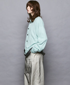 [25AW PRE-ORDER] Rug Pattern Mall Yarn Jacquard Prime-Over Crew Neck Knit Pullover