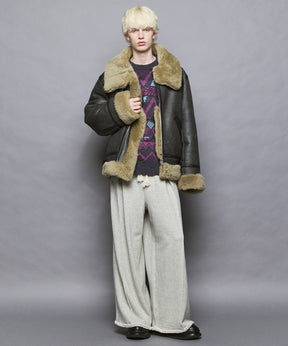 [25AW PRE-ORDER] B-3 Fake Mouton Jacket