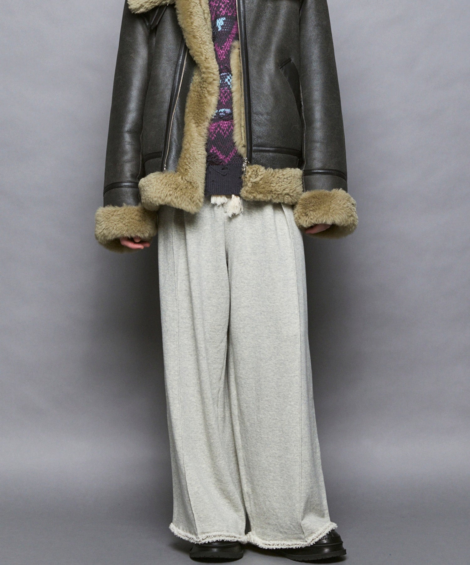 [25AW PRE-ORDER] Cashmere Cotton Wide Sweatpants