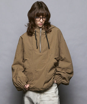 Prime-Over Half Zip Anorak Blouson