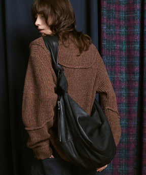 バッグ Maison Special banana bag leather Leather Shoulder “BANANA” Bag