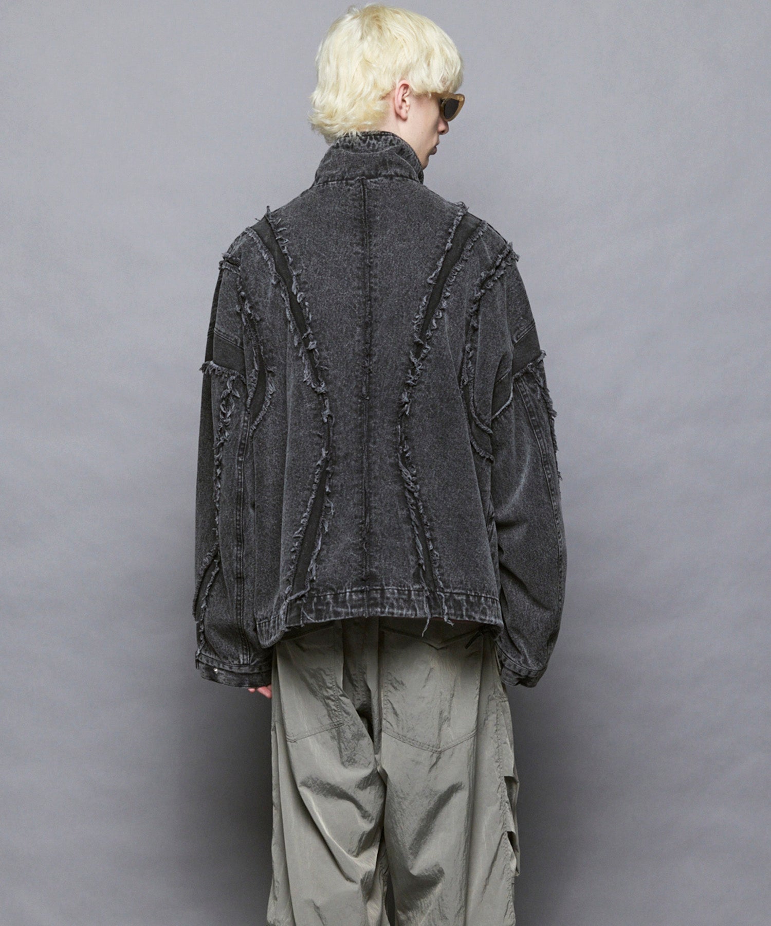 Prime-Over Denim Switching Blouson