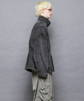 Prime-Over Denim Switching Blouson