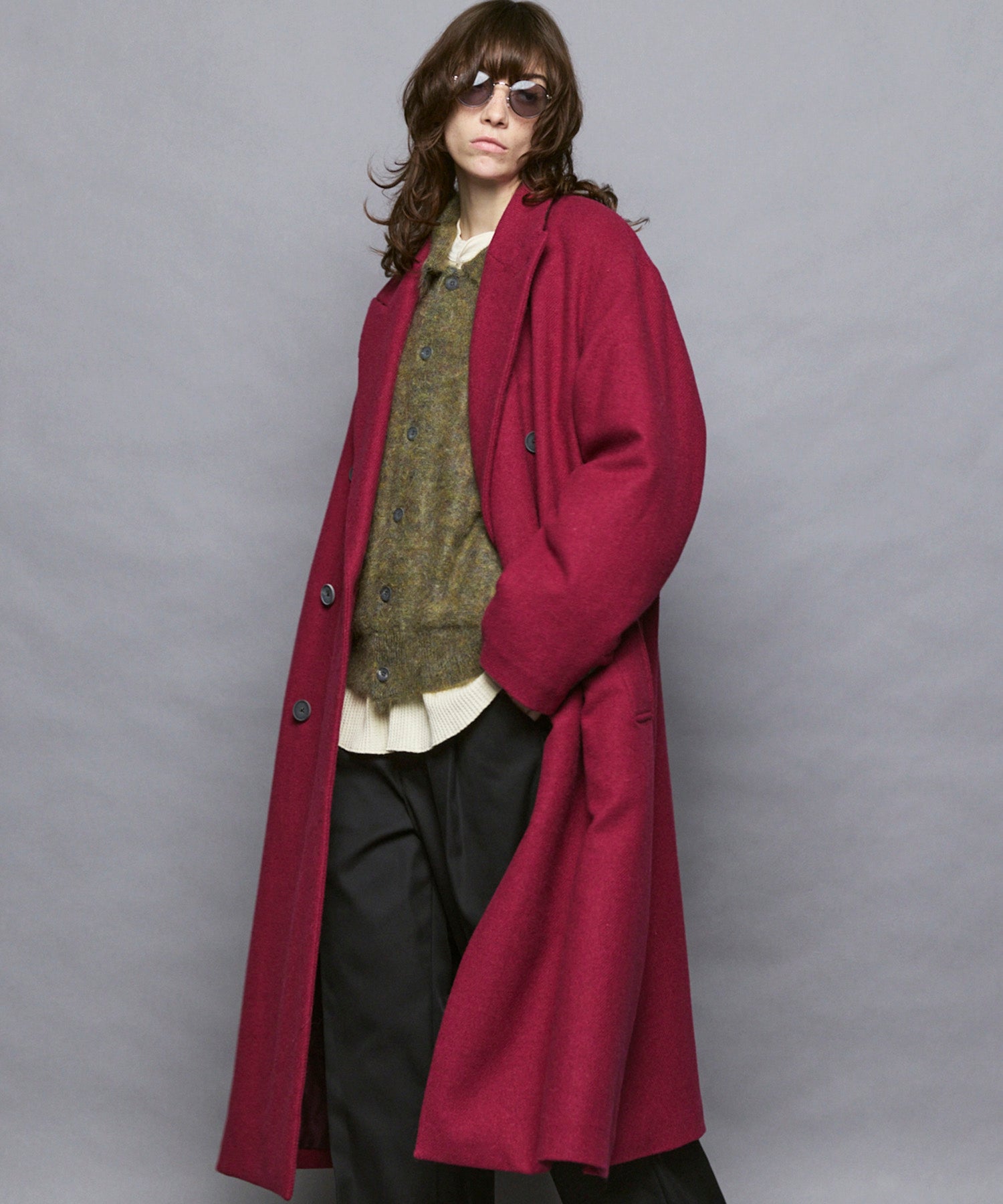 【Italian Dead Stock Fabric】Prime-Over Chesterfield Coat