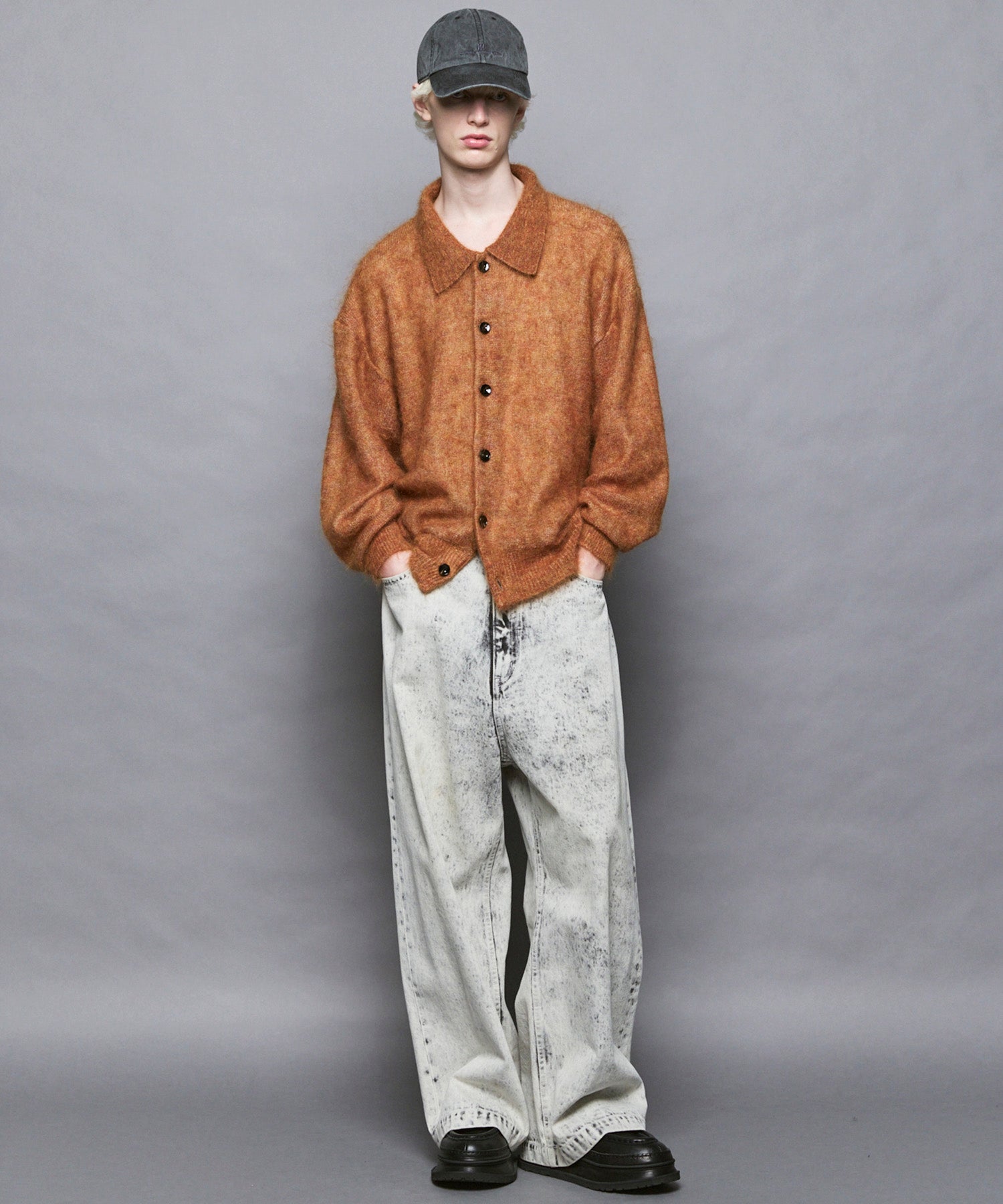 KID MOHAIR Shirt Cardigan