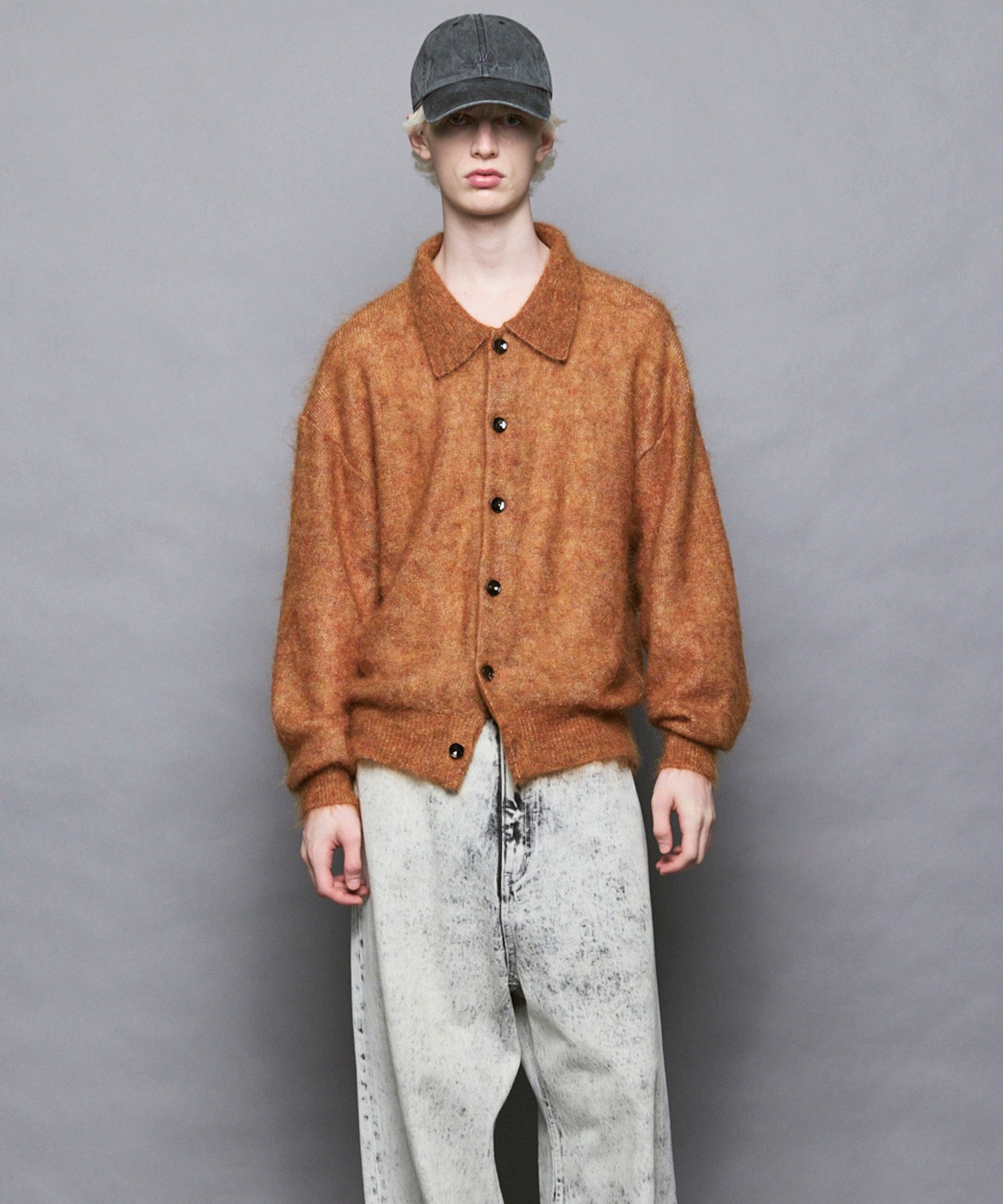 KID MOHAIR Shirt Cardigan