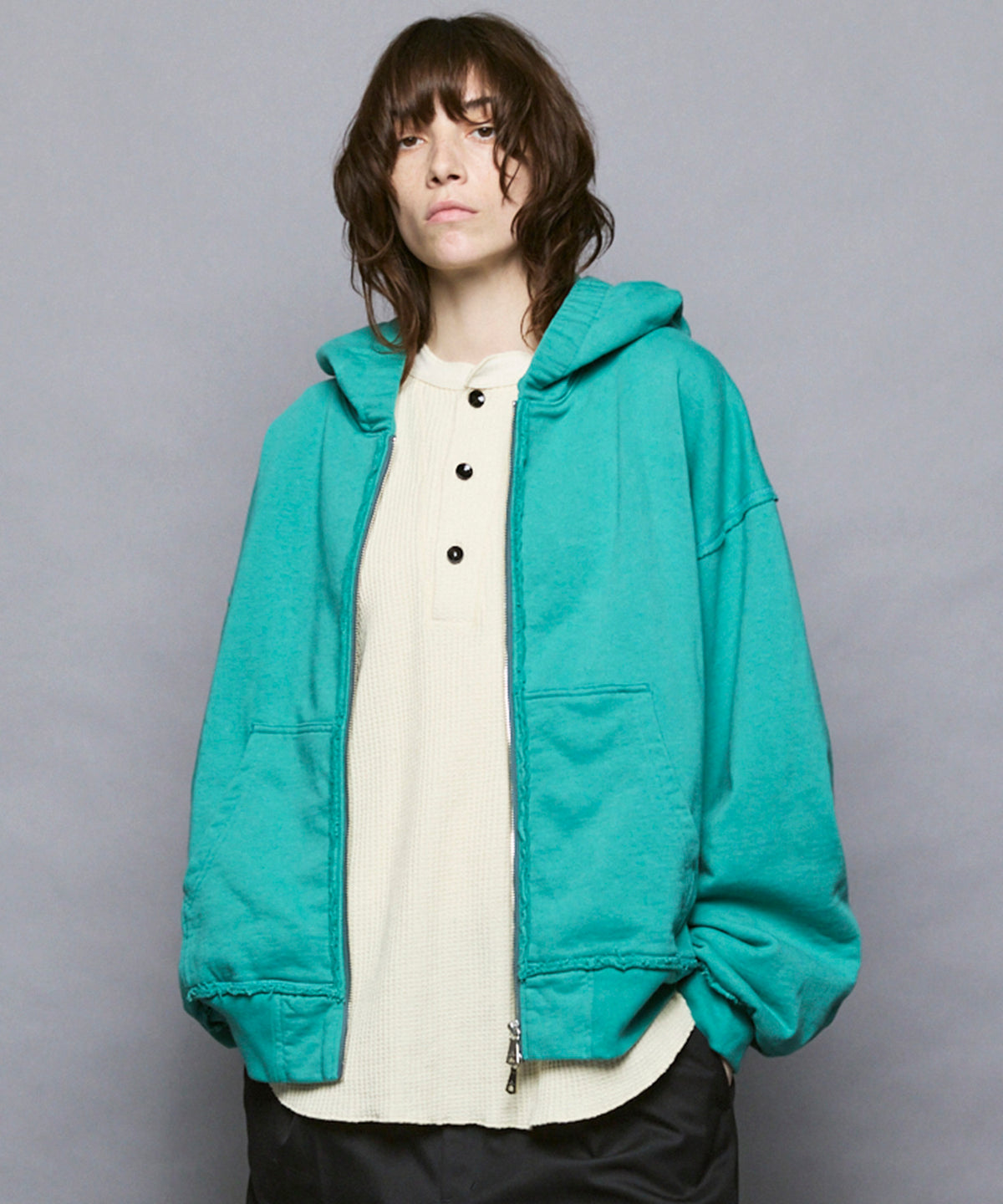 Prime-Over Gathered Hood Zip Parka