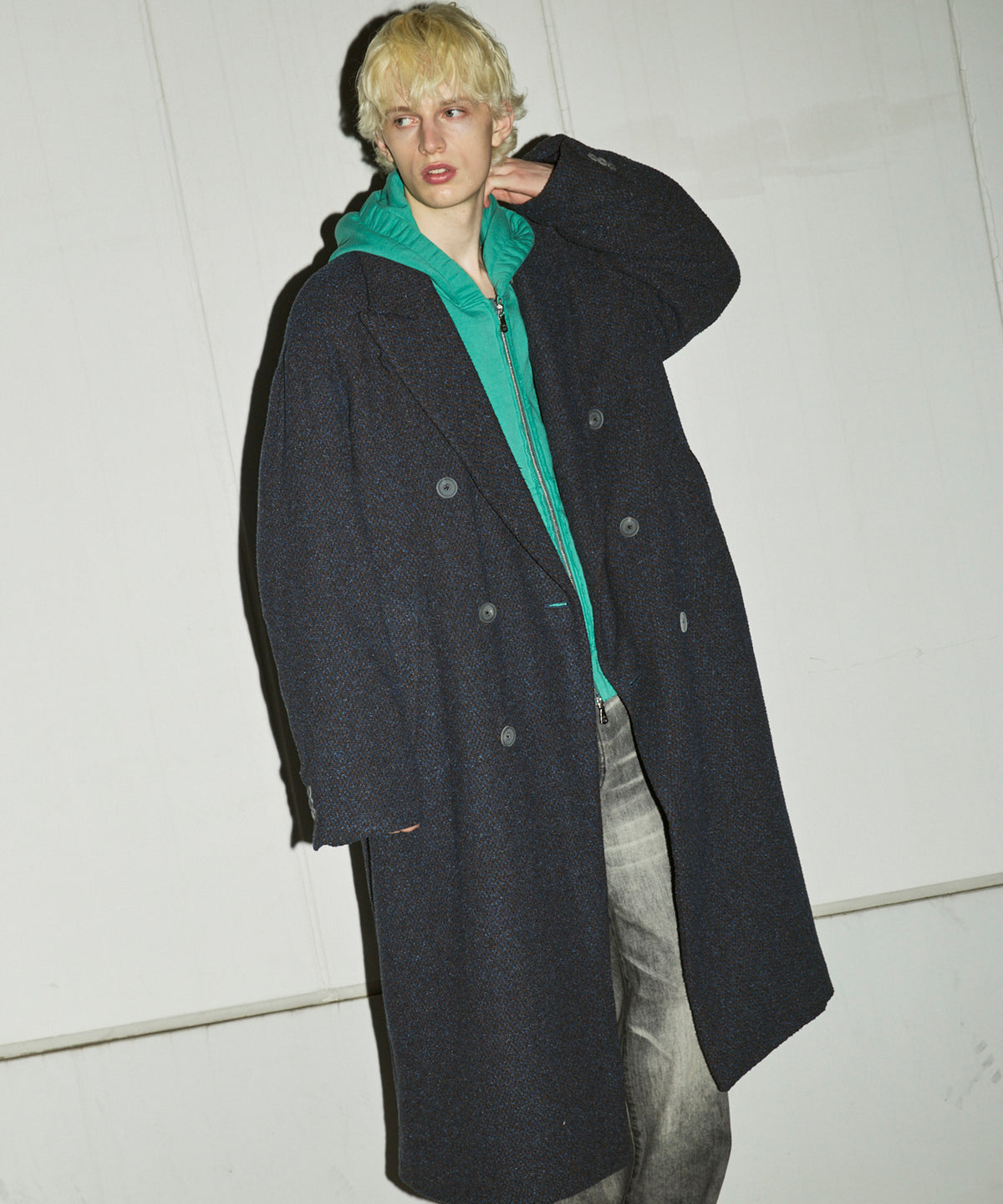 【Italian Dead Stock Fabric】Prime-Over Chesterfield Coat