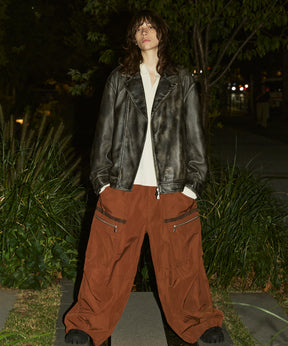 [25AW 사전 주문] 양 가죽 테일러드 더블 라이더 재킷