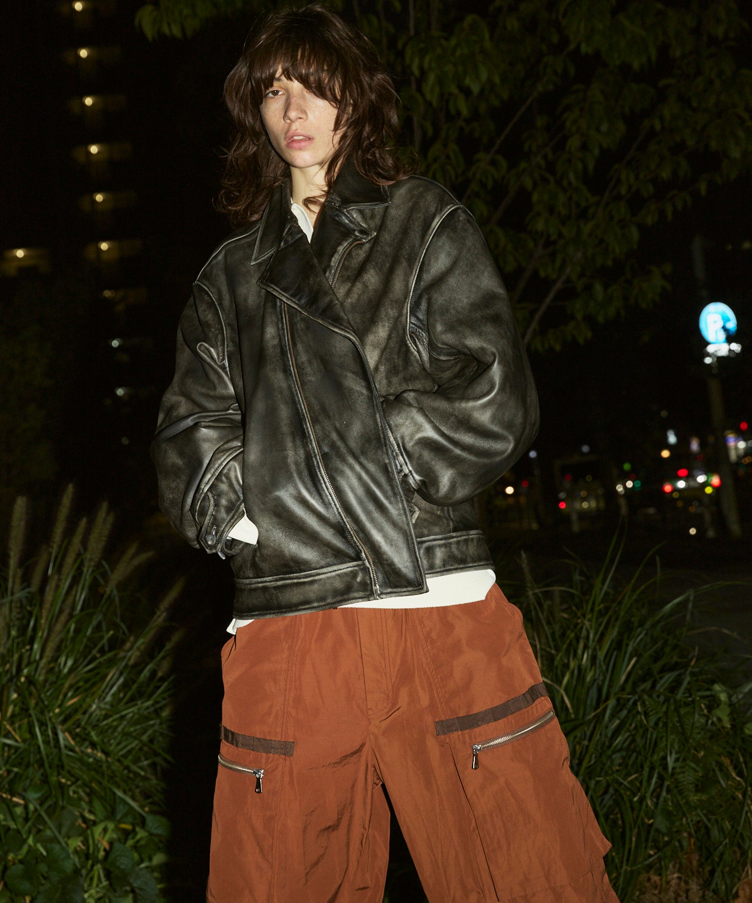 [25AW 사전 주문] 양 가죽 테일러드 더블 라이더 재킷