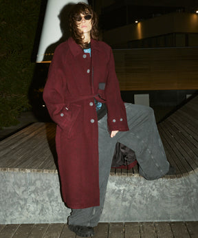 【Italian Dead Stock Fabric】Prime-Over Balmachan Coat