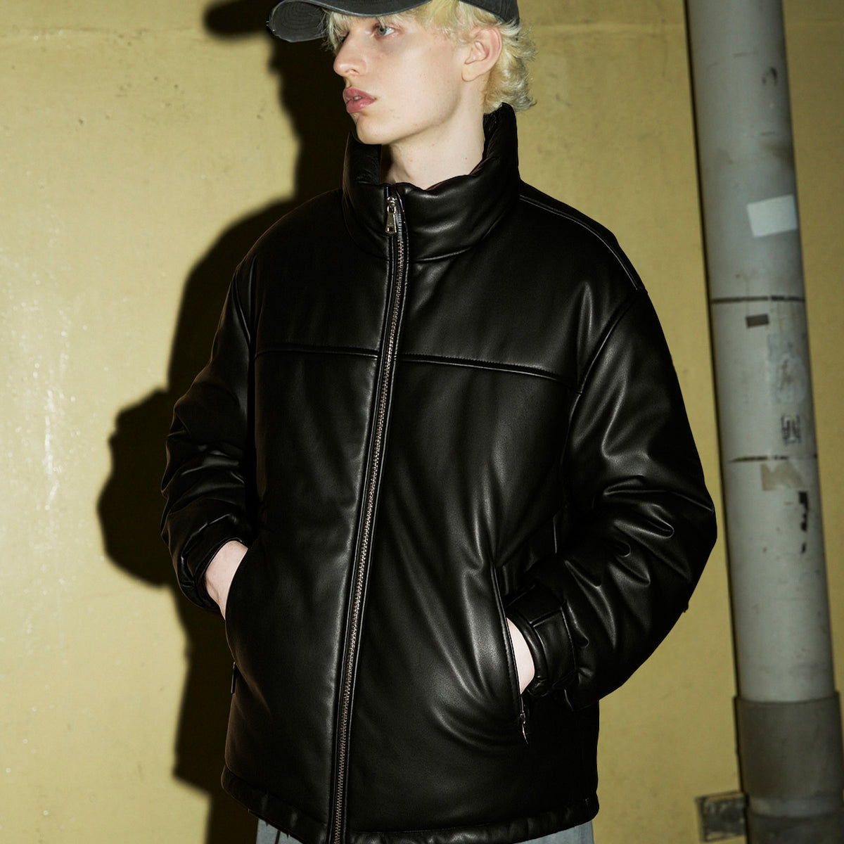 Sheep Leather Down Jacket