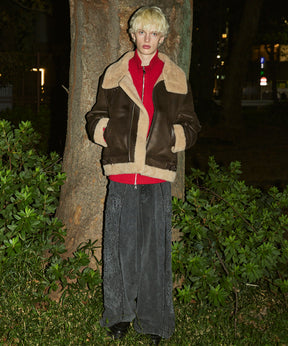 B-3 Fake Mouton Jacket