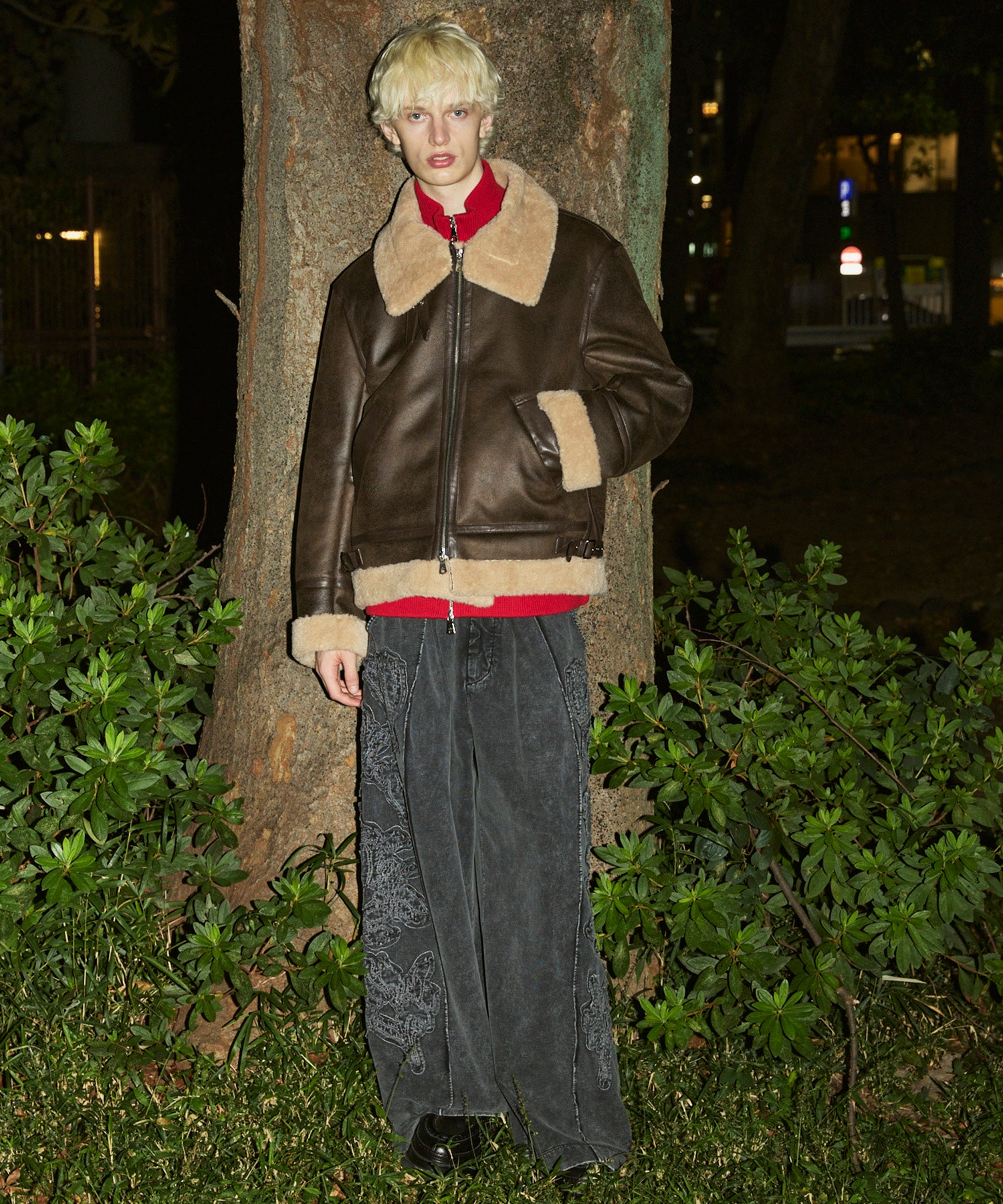 【極美品】CALEE Fake mouton coat　SIZE:L 定価3.8 Mouton Coat- Size M – VintageFurs