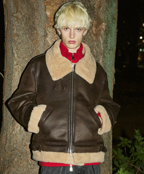 B-3 Fake Mouton Jacket