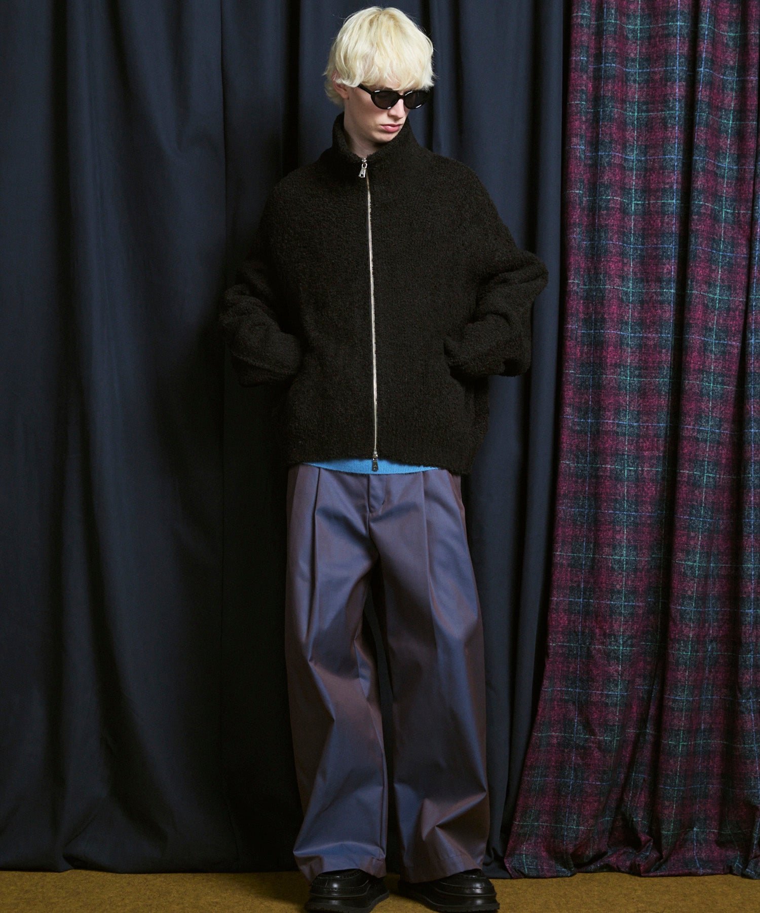 Boa Drivers Knit Blouson