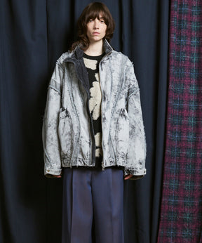 Prime-Over Denim Switching Blouson