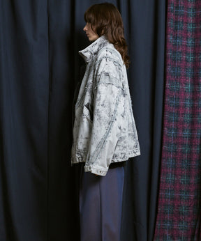 Prime-Over Denim Switching Blouson