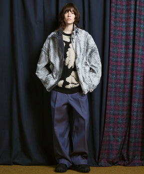 Prime-Over Denim Switching Blouson