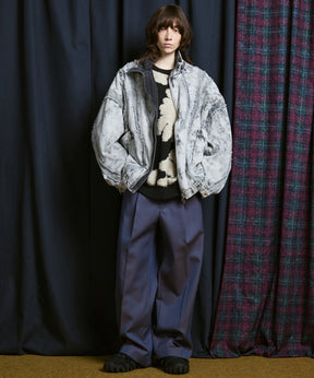 [25AW PRE-ORDER] Botanical Jacquard Prime-Over Crew Neck Knit Pullover