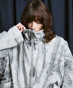 Prime-Over Denim Switching Blouson