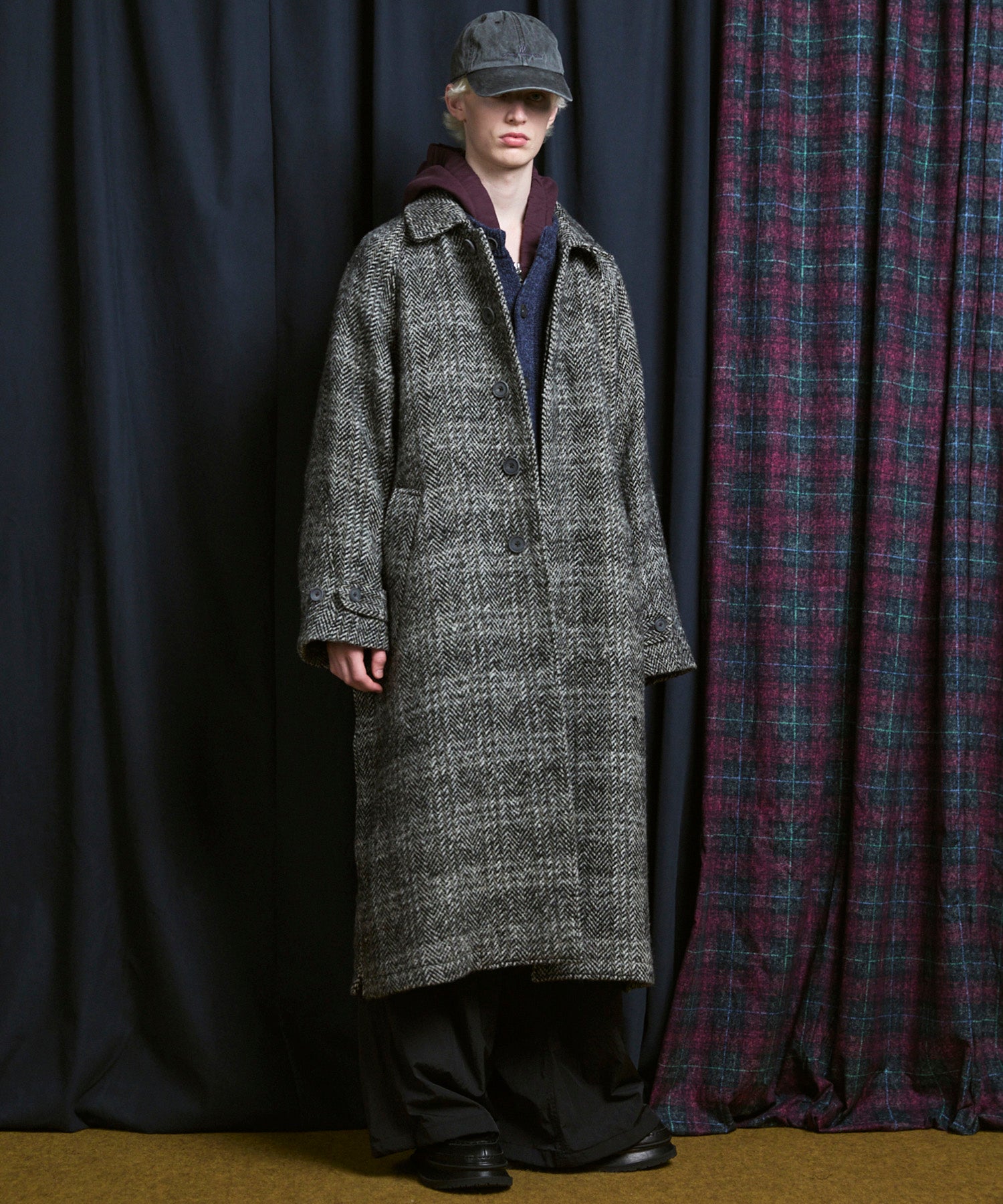 【Italian Dead Stock Fabric】Prime-Over Balmachan Coat