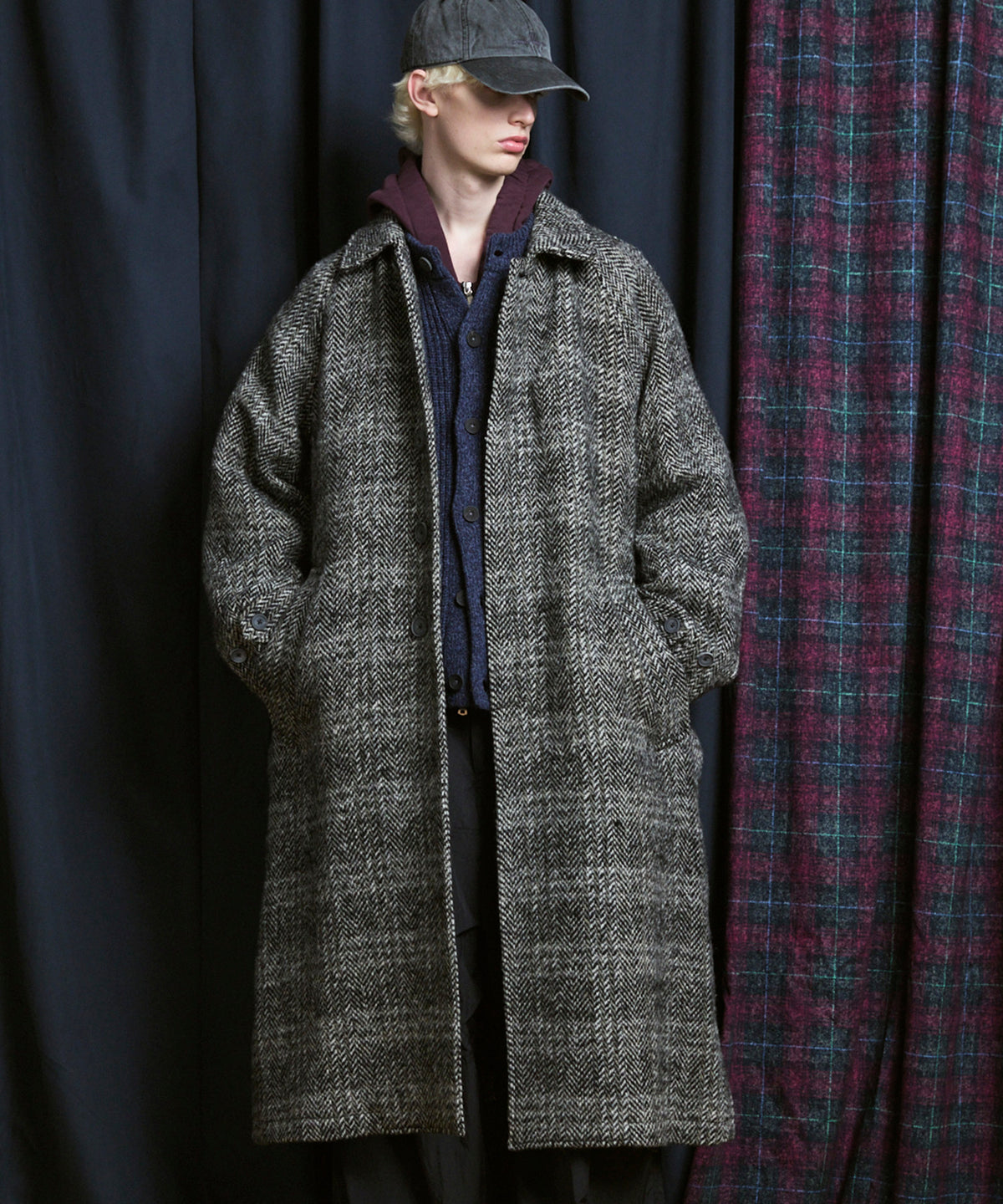 【Italian Dead Stock Fabric】Prime-Over Balmachan Coat