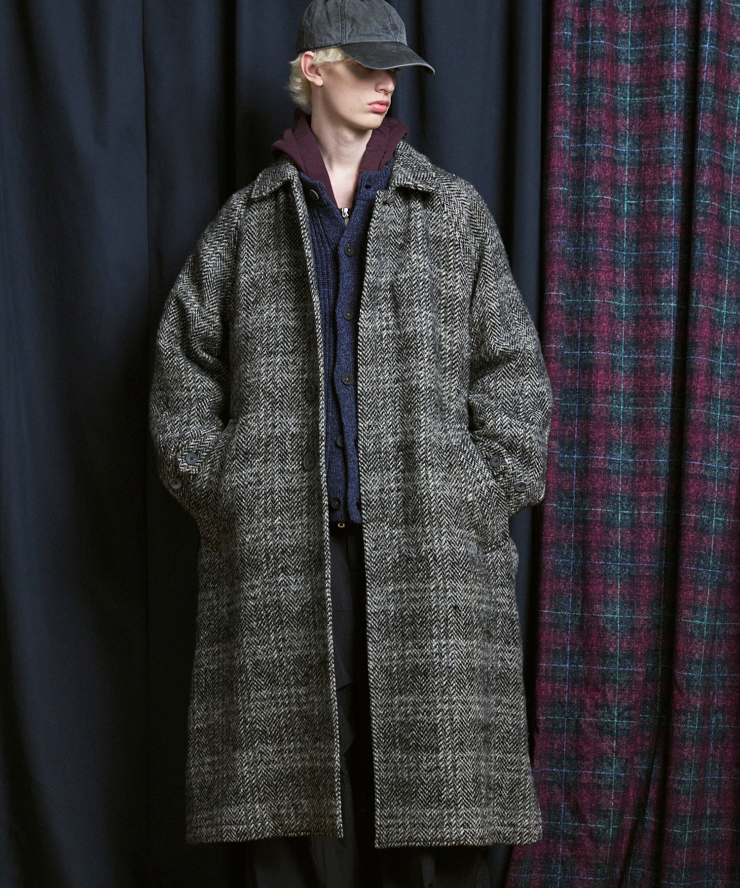 【Italian Dead Stock Fabric】Prime-Over Balmachan Coat