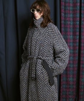 【Italian Dead Stock Fabric】Prime-Over Balmachan Coat