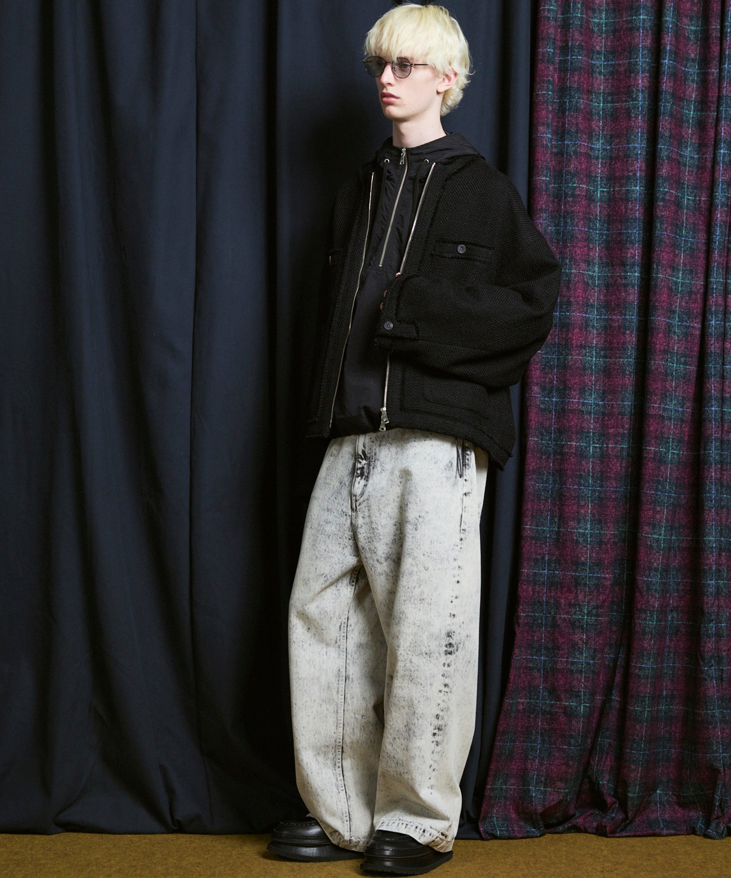 [25AW PRE-ORDER] Collarless Tweed Jacket