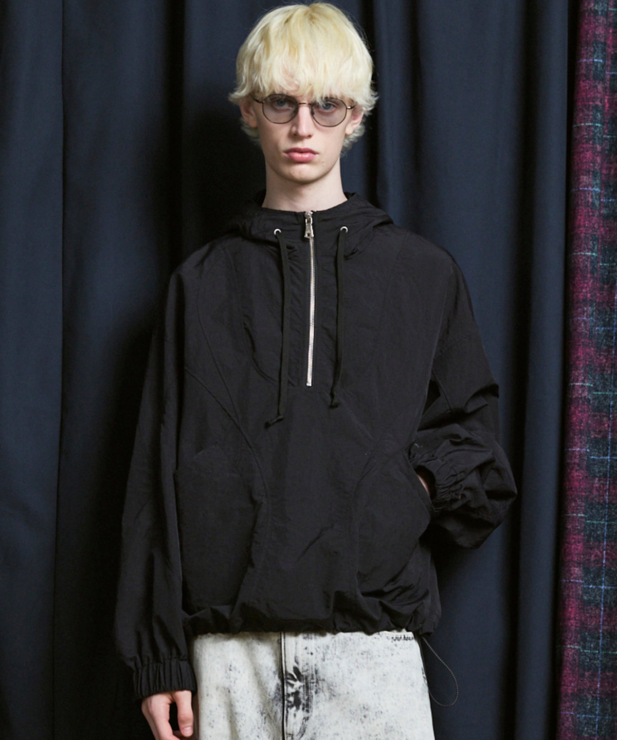 Prime-Over Half Zip Anorak Blouson