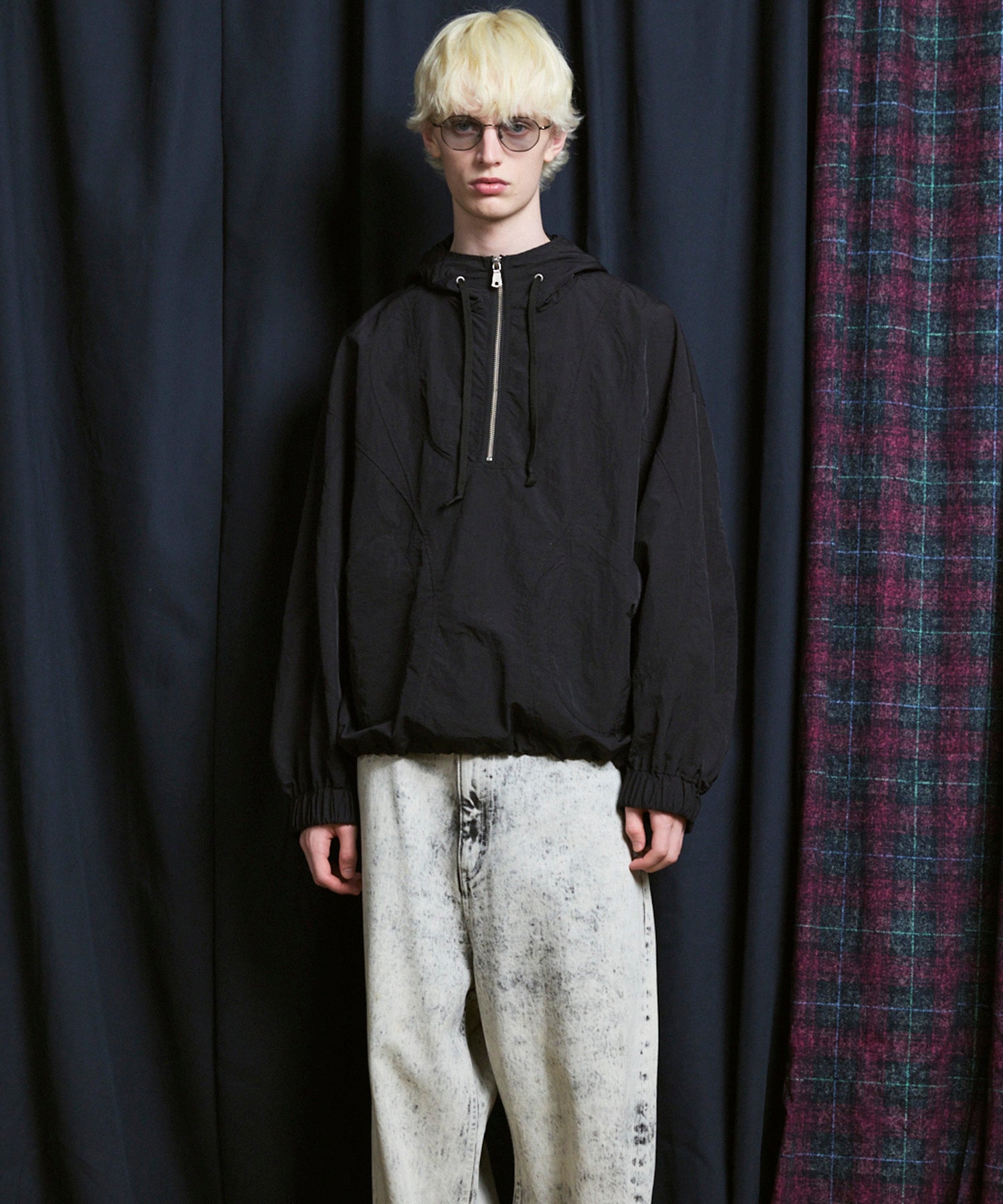 Prime-Over Half Zip Anorak Blouson