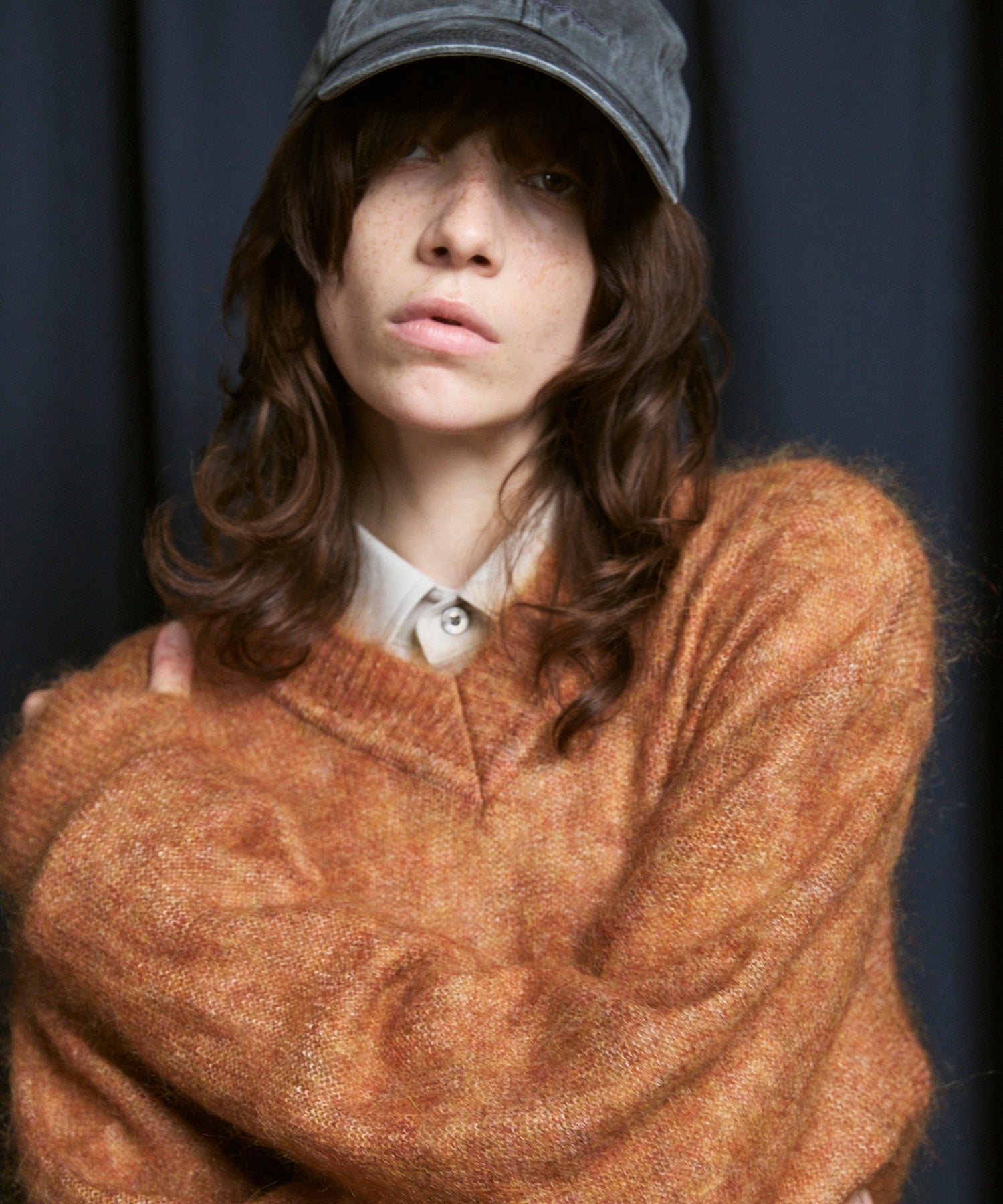 KID MOHAIR V-Neck Knit