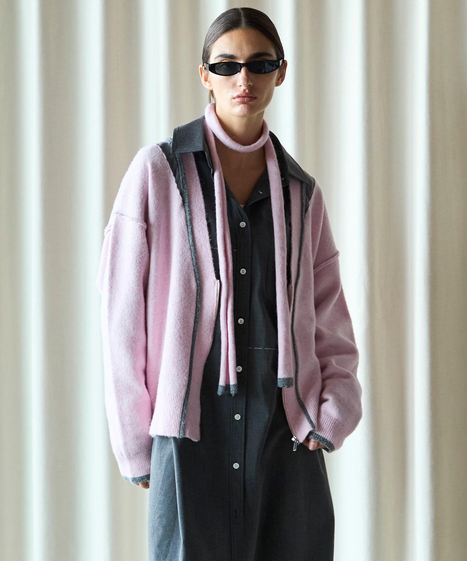 [25autumn preoder] Stall Tulle 슬릿 가디건과 함께