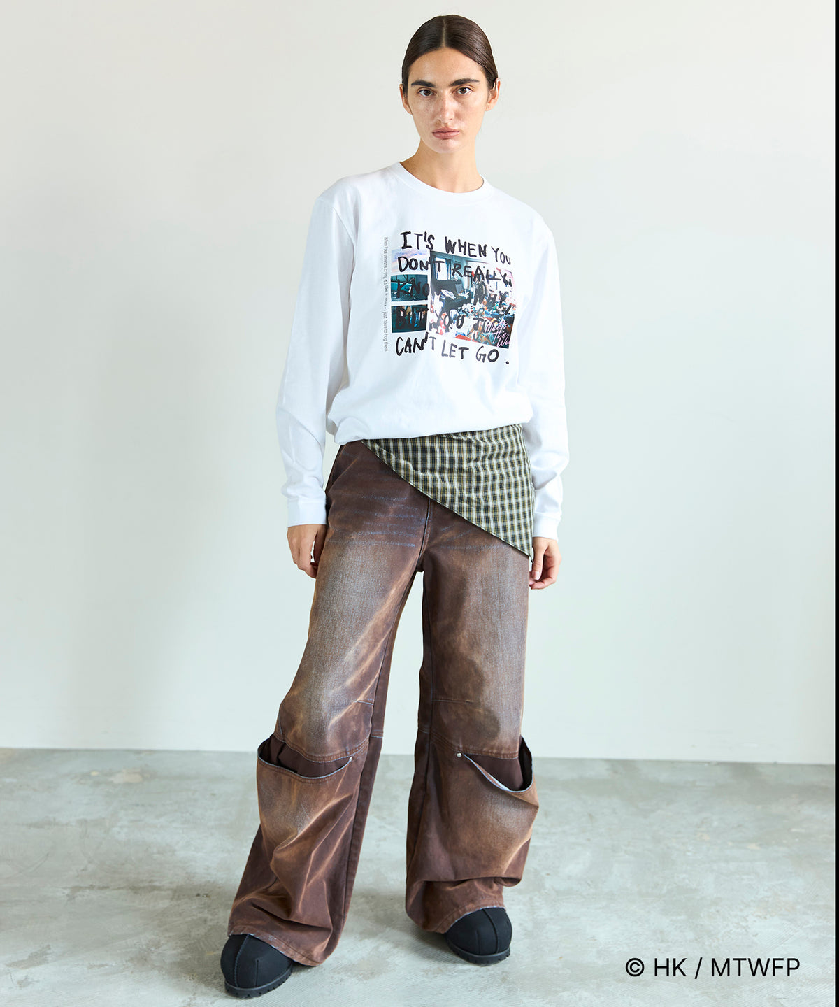 【Meets The World】Collaboration  Photo Print Long Sleeve Tee