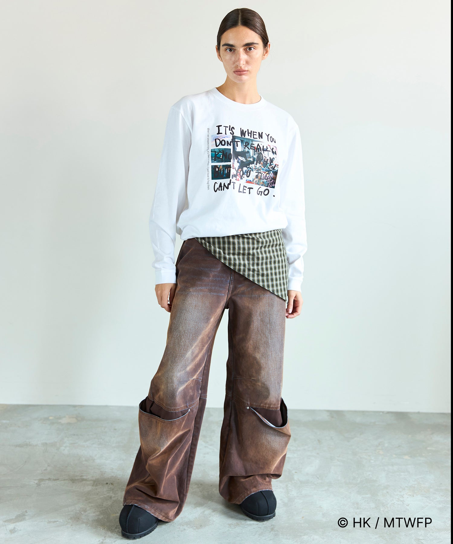 【Meets The World】Collaboration  Photo Print Long Sleeve Tee