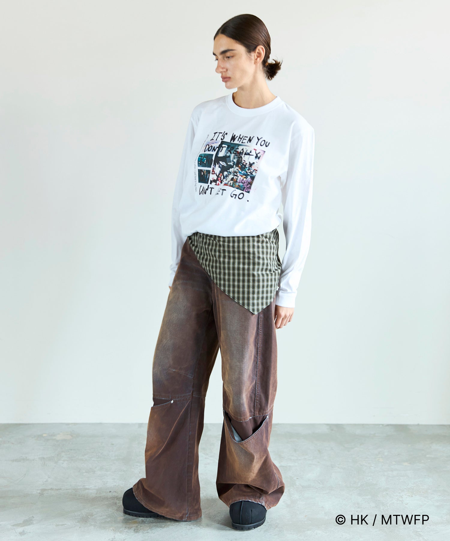 【Meets The World】Collaboration  Photo Print Long Sleeve Tee