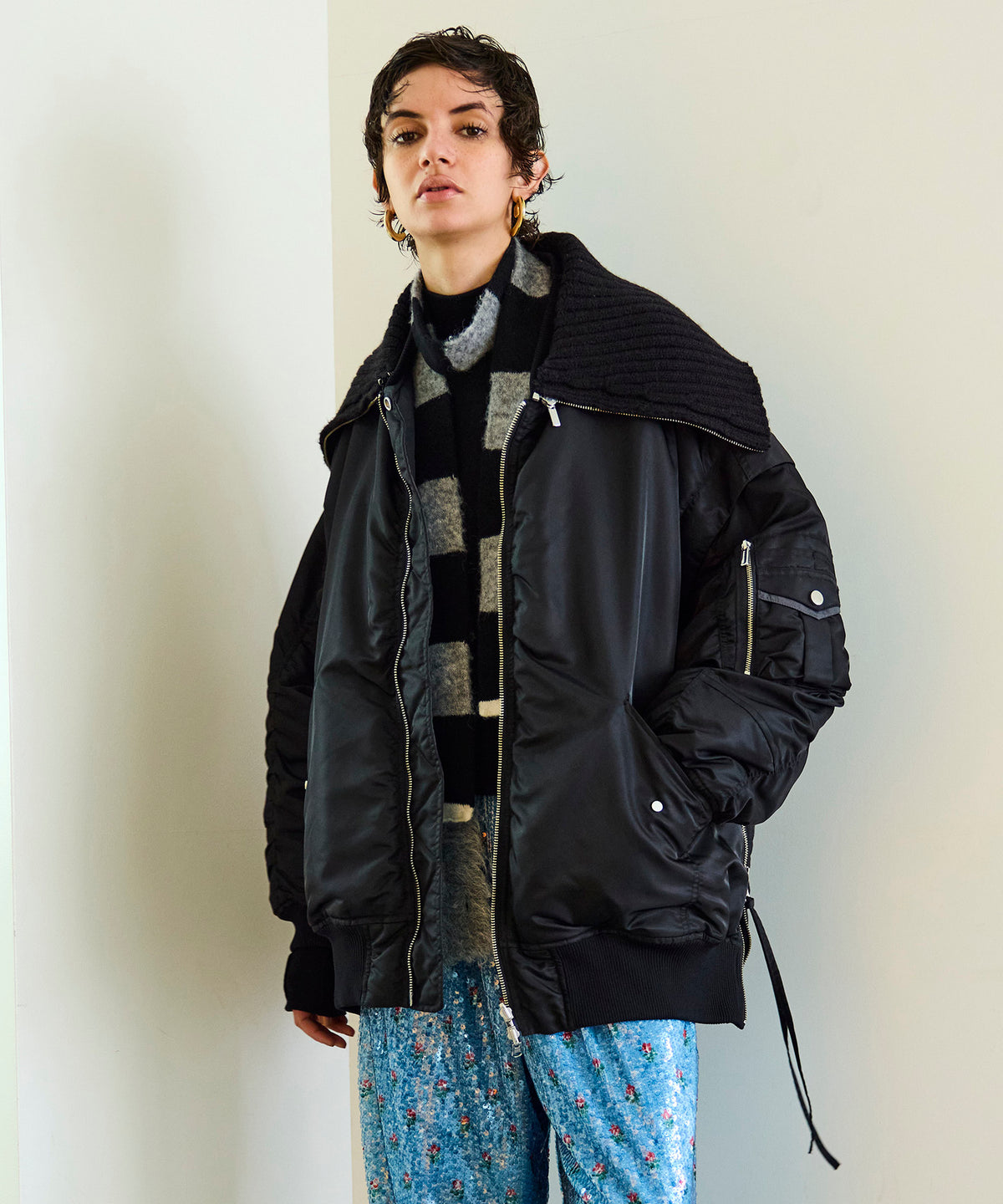 Multiway Knit Collar MA-1