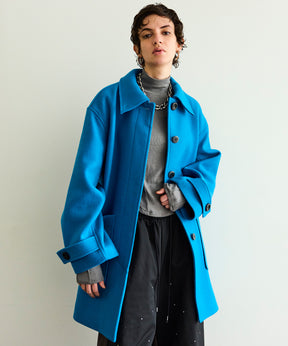 Multi Fabric Over Coat