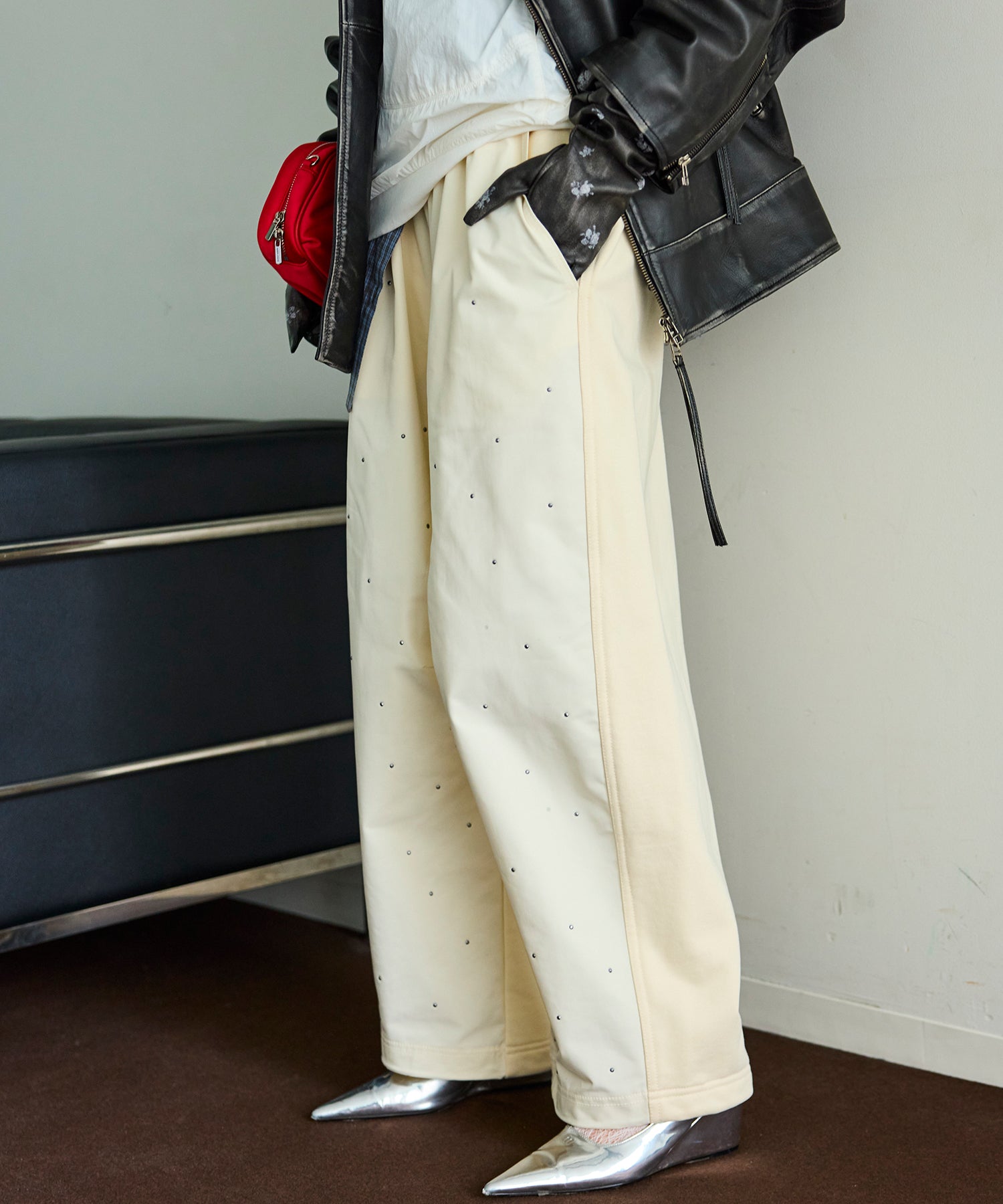 Docking Rhinestone Easy Pants