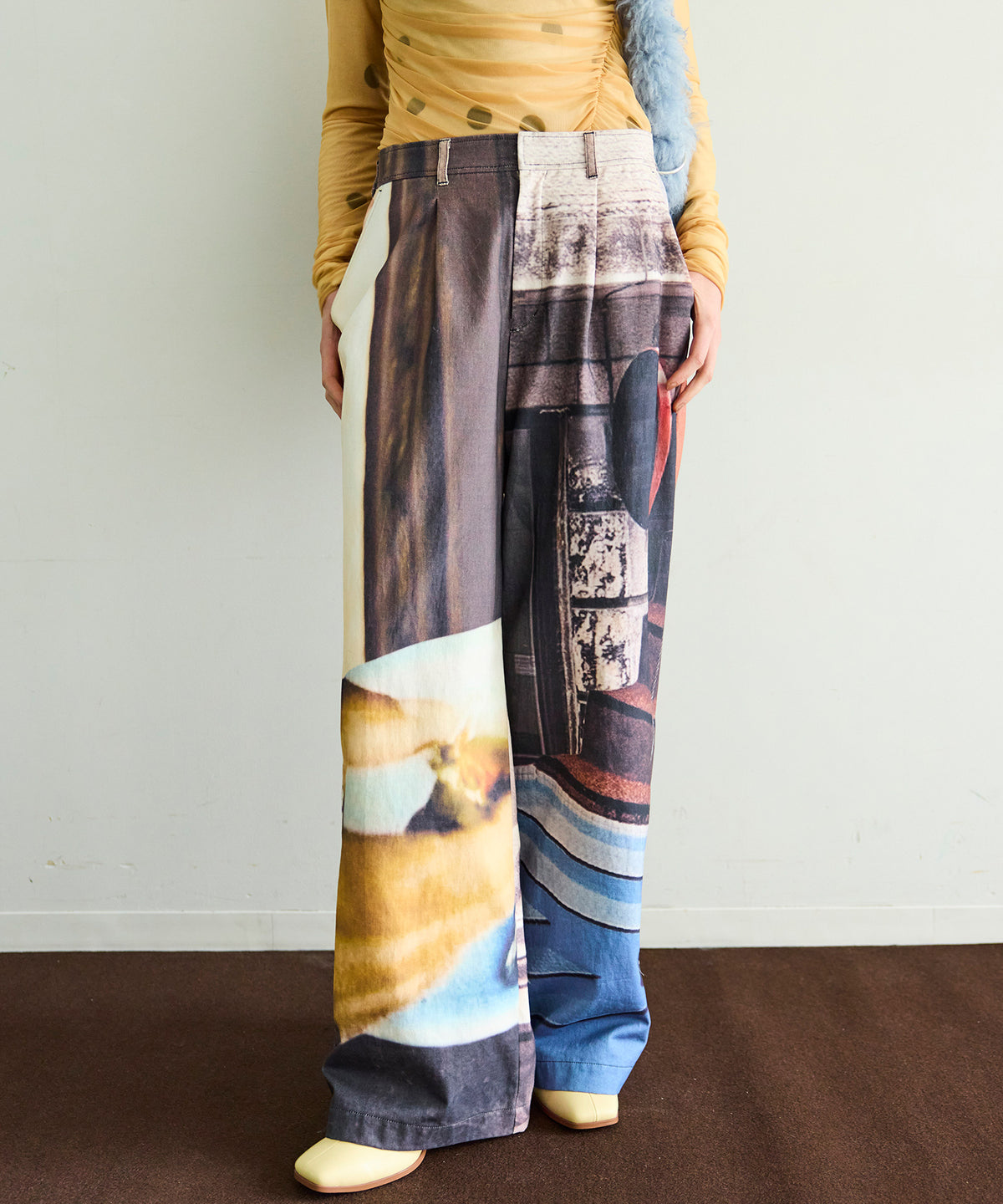 【25WINTER 2nd PRE-ORDER】Cityscape Photo Collage Pants