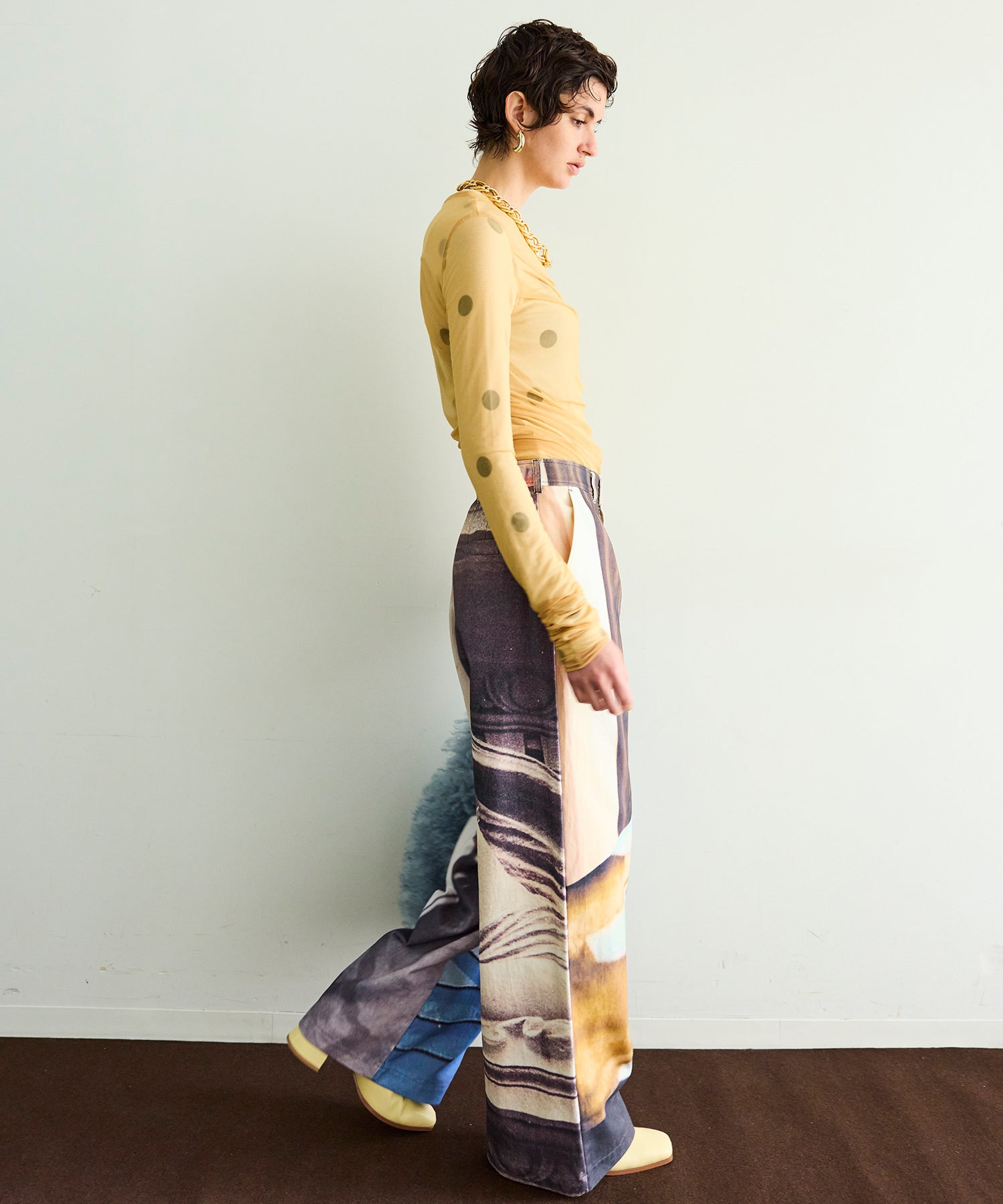 【25WINTER 2nd PRE-ORDER】Cityscape Photo Collage Pants