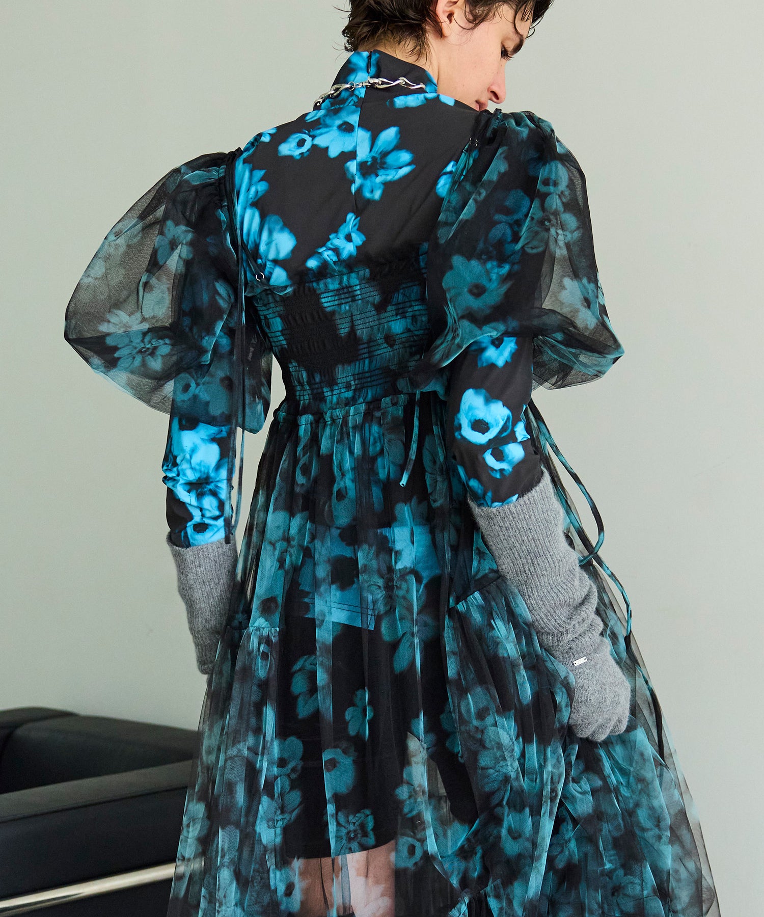 Gradient Turtle Flower Top