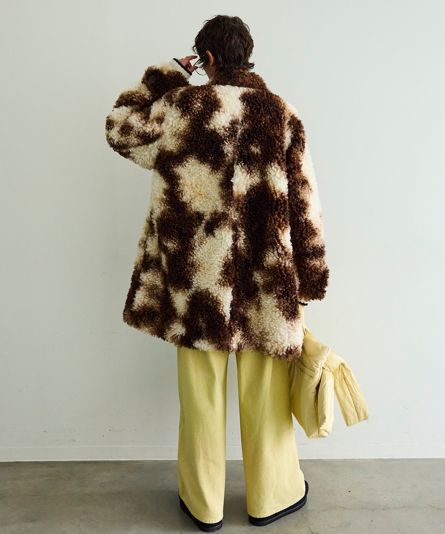 Multi Fabric Over Coat