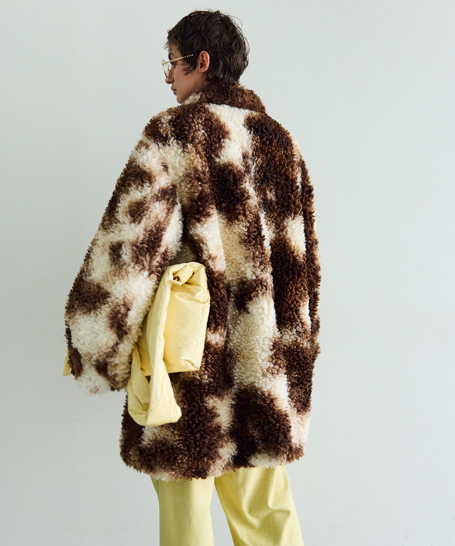 Multi Fabric Over Coat