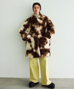 Multi Fabric Over Coat