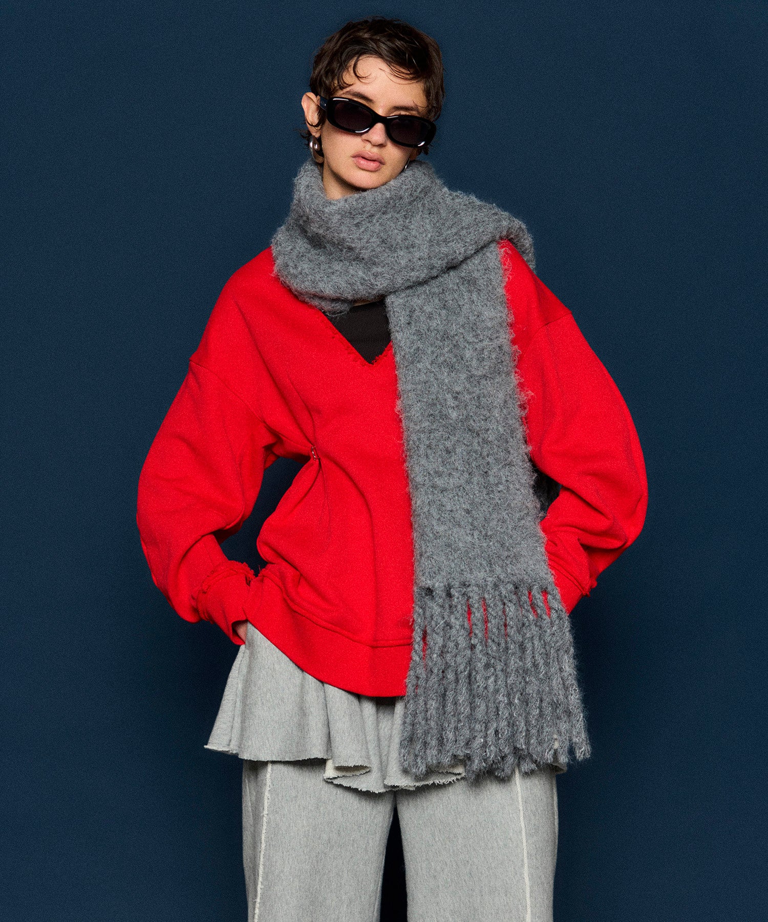 [25WINTER PRE-ORDER] Fluffy Shaggy Muffler