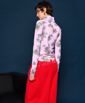 Gradient Turtle Flower Top